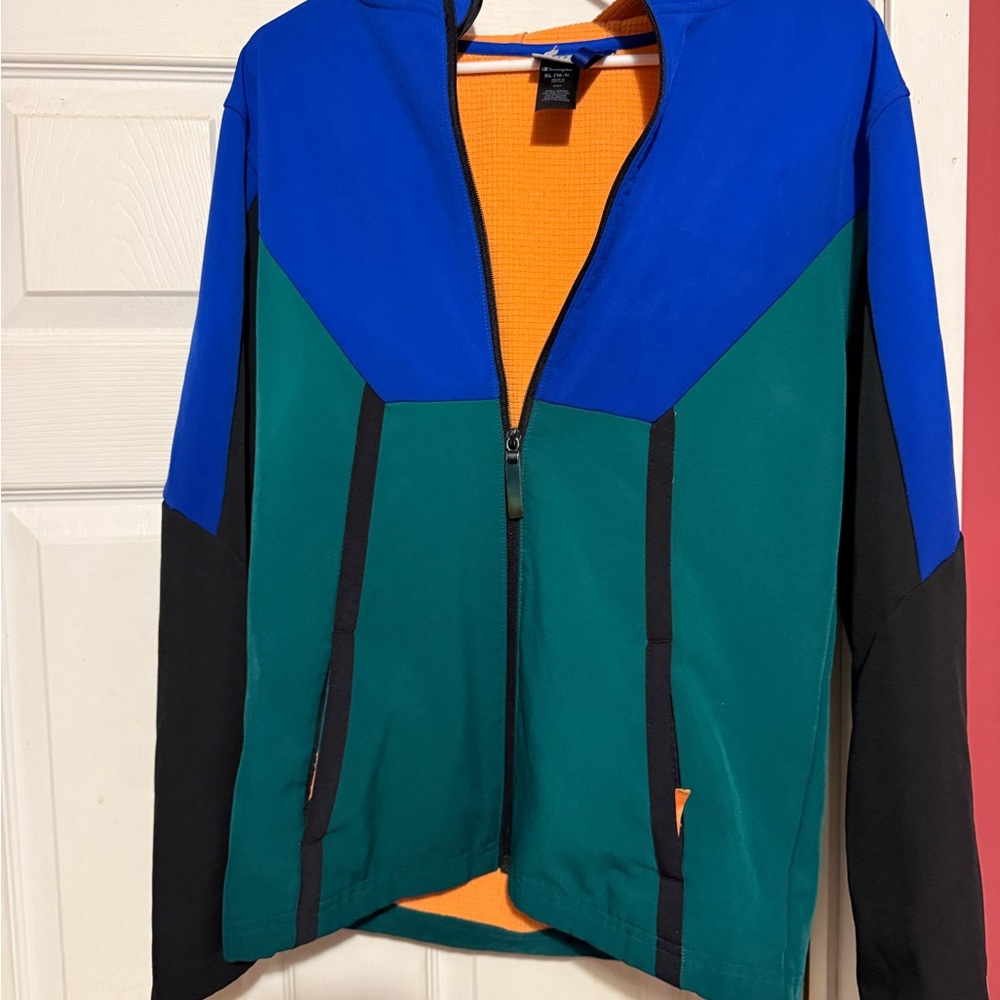 Colorblock  Kids Zip Up Hoodie Jacket